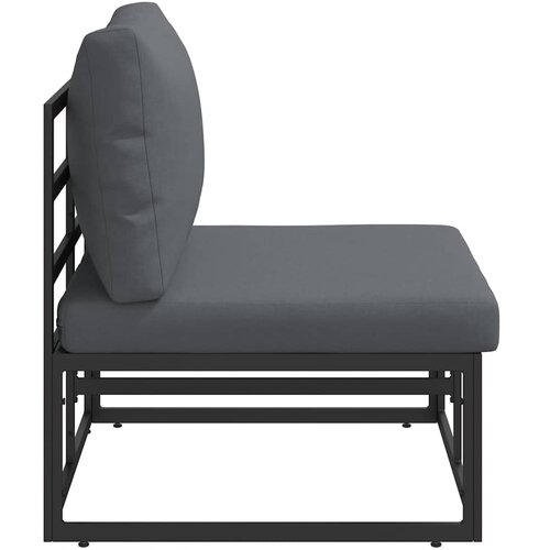  namje&amp;scaron;taj Crna i antracit 70 x 71,5 x 71 cm Metal Slike
