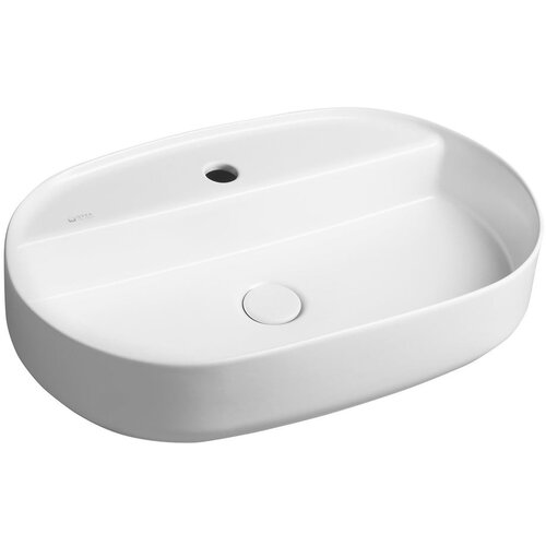 Sapho Bijeli keramički umivaonik 60x40 cm Infinity Oval – Cijene