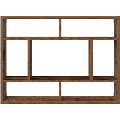  Zidna polica od starog drva 75x16x55 cm, inženjerski izrađeno drvo Slike