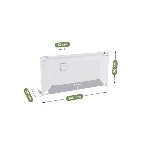 Tulano Cover 44 za&amp;scaron;titna ograda za krevet 140cm, belo-siva ( 8431 ) Slike