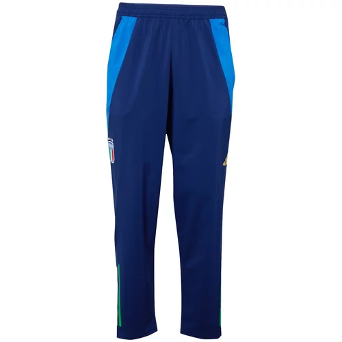 Adidas Športne hlače 'Italy Tiro 24' modra / mornarska / zlata / zelena
