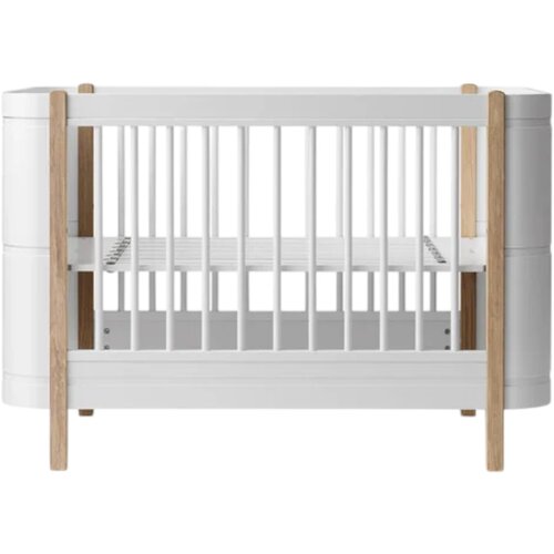 Oliver Furniture® dječji krevetić mini+ basic cot 60x120 white/oak Cijene