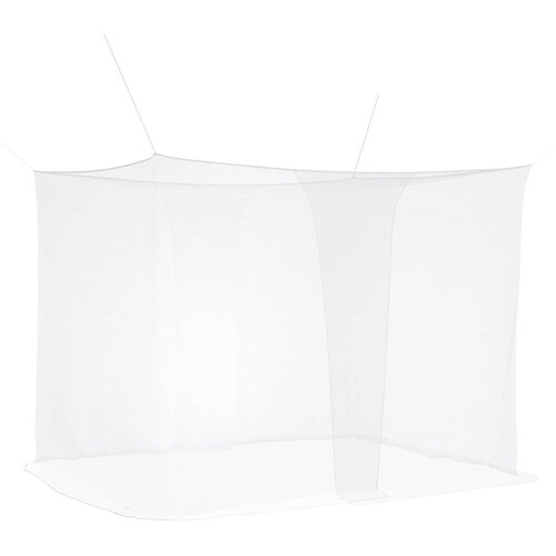 vidaXL Mreža za komarce za krevet 3 kom. 156 mesh Bijela Poliester - 220 x 180 x 180 cm Bijela 3 Cijene
