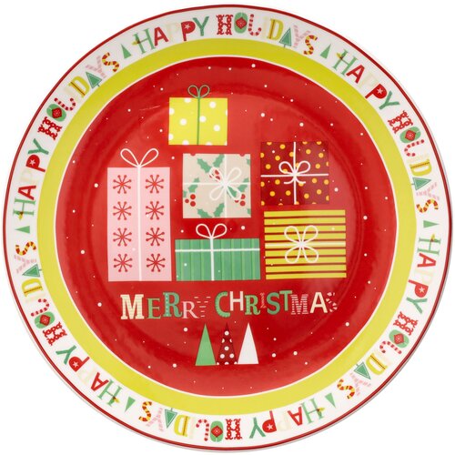 Tognana Tanjir za panetone Natale Christmas Gift, 30 cm, &amp;Scaron;areni Slike