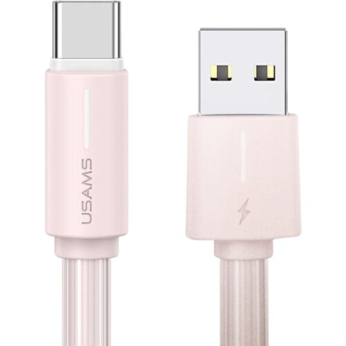 Usams USB-C 3A YU SERIES 1M USB-C/USB-A KABEL ZA TELEFONE ROZA, (21980354) Cene