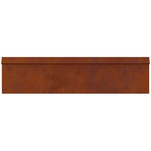  Ograda protiv puževa 4 pcs Rđa 100 x 3,5 x 25 cm Slike