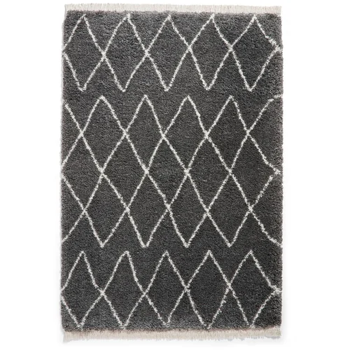 Think Rugs Temno siva preproga 160x230 cm Boho –