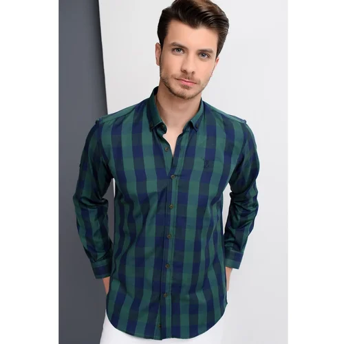 Dewberry Men's shirt Checkered