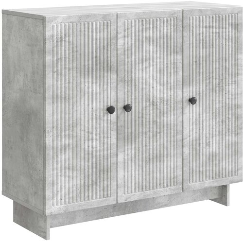 vidaXL Strani šal Betonsko siva 89 x 34,5 x 80 cm Inženirski les, (5000217270) Cene
