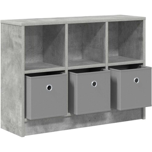  Kreveta s ladicama Betonski sivi 73,5 x 22,5 x 53,5 cm Slike