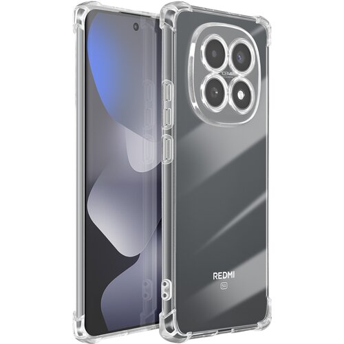Oem Mayaxess, Silikonska za&scaron;čita za Redmi Note 15 5G / 4G z okrepljeni kotički anti&scaron;ok, Prozorna, (5000275271) Cene