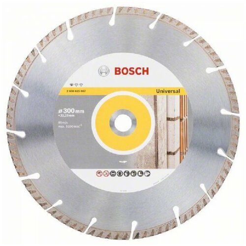 Bosch dijamantska rezna ploča standard for universal 300×20, 2608615068 Slike