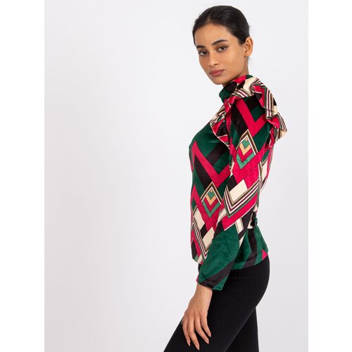 Italy Moda Blouse-DHJ-BZ-6533C-1.81P-dark green Cene