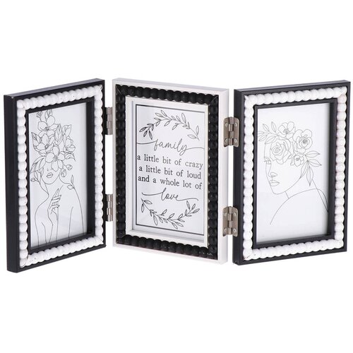 Ad trend Zložljiv okvir za sliko 40x18cm / za 3 slike / les, (5000198018) Slike