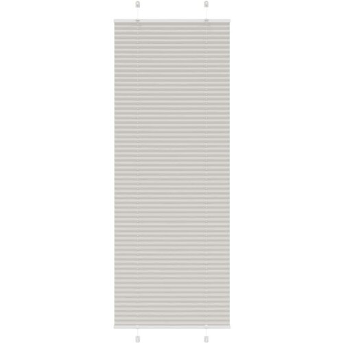 vidaXL Plisirana roleta svijetlosiva 75x200 cm širina tkanine 74,4 cm Cijene