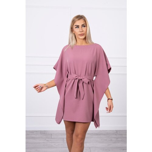 Kesi Batwings Oversize dress dark pink Cene