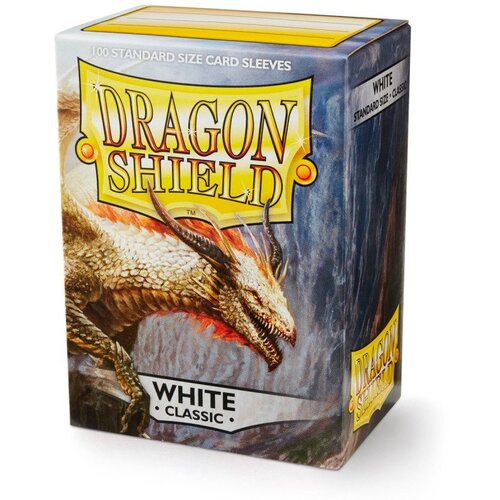 Pokemon Dragon Shield 100 Standard Sleeves - White Classic Cene