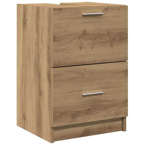 vidaXL omarica za umivalnik Umetni hrast 40x37x59 cm Inženirski les Cene