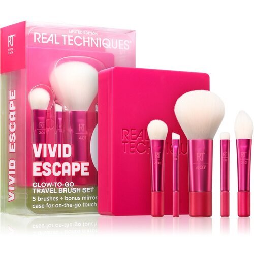 Real Techniques Vivid Escape Travel Brush Set set čopičev Cene