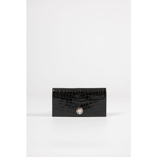 Mona ženski crni kožni novčanik sa printom 6518414-2 Slike