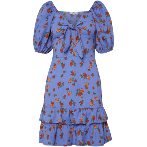 Dorothy Perkins Tall Poletna obleka modra / zelena / breskev / rdeča Slike
