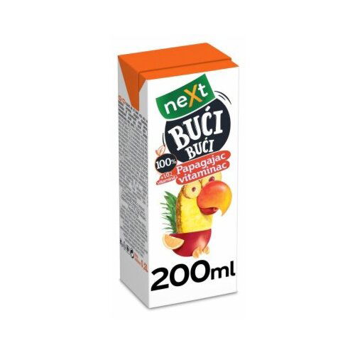 Next bući bući 100% voćni sok multivitamin 200ml tetrapak Cene