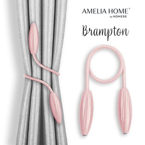  Curtains - accessories BRAMPTON color powder pink ameliahome Cene