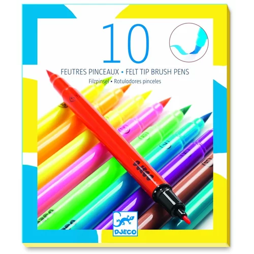 Djeco Komplet 10 neonskih markerjev