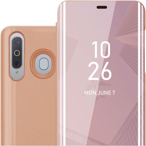 Cadorabo CARE, združljiv s Samsungom v Kunzit Pink - prozorno za za&amp;scaron;čito z ogledalom z zrcalo z funkcijo stojala 360 stopinj za&amp;scaron;čita, (20567932) Slike
