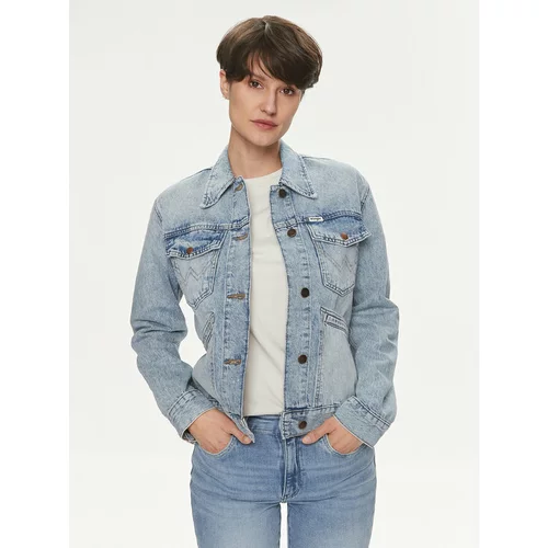 Wrangler Jeans jakna Heritage 112350342 Modra Regular Fit
