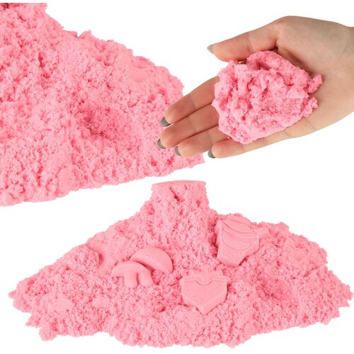  Dječji kreativni kinetički pijesak 1kg ružičasti Slike