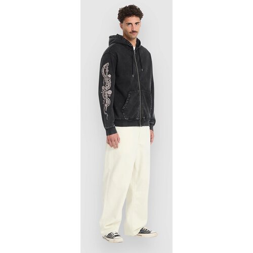 Volcom Die By The Stone Jopa s kapuco light acid black Cene