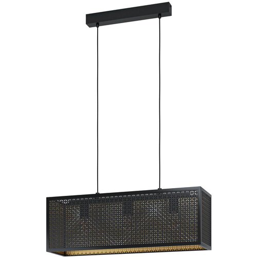 Eglo viseća lampa SALLICANO 3xE27 73 cm crna zlatna 43559 Cene