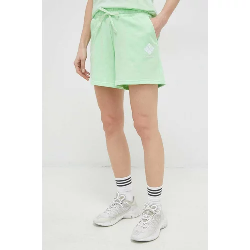 Columbia Kratke hlače ženski, zelena barva