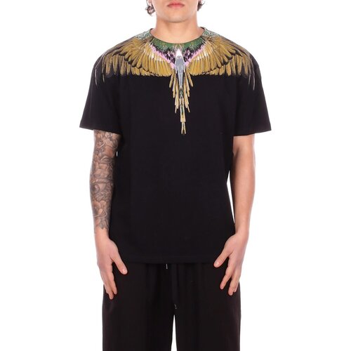Marcelo Burlon County Of Milan Majice s kratkimi rokavi S6CMMATH032 Črna Cene