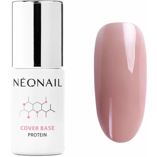 NeoNail Cover Base Protein bazni i nadlak za nokte za gel nokte nijansa Pure Nude 7,2 ml