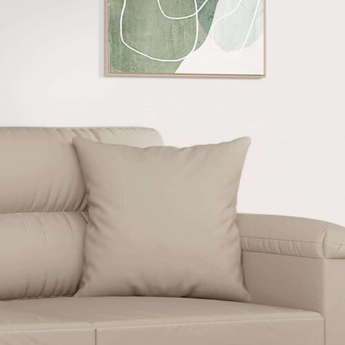  Jastuci 2 kom krem 40 x 40 cm od mikrovlakana Slike