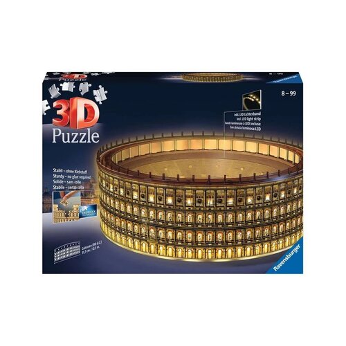 Ravensburger Puzzle - 3D Puzzle - Kolosej v Rimu ponoči, 216 delov Cene