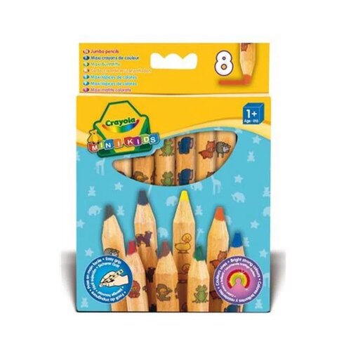 Crayola Mini Kids - Barvice Maxi, 8 kosov Slike