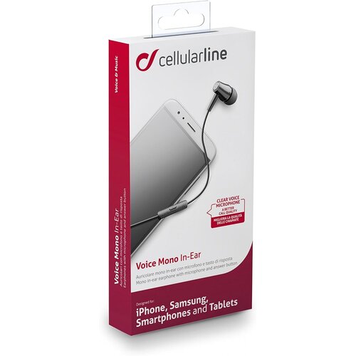 Cellular Line Voice Mono in-ear slušalice, crna Cene