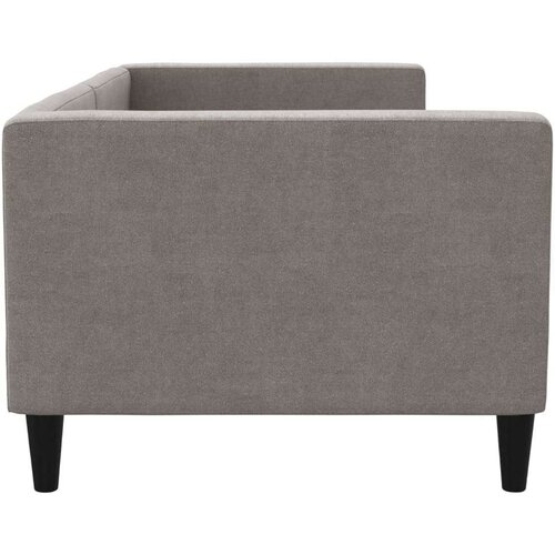  Dnevni krevet smeđesivi 80 x 200 cm od tkanine Slike
