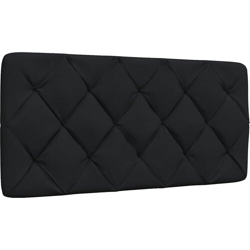 VidaXL Jastuk za uzglavlje crni 100 cm od tkanine Slike