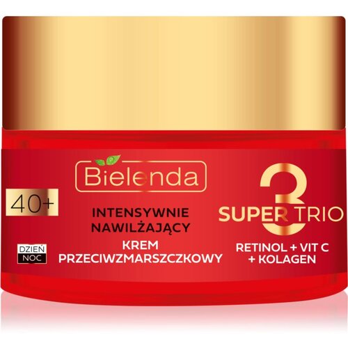 Bielenda Super Trio intenzivna vlažilna krema proti gubam 40+ 50 ml Cene