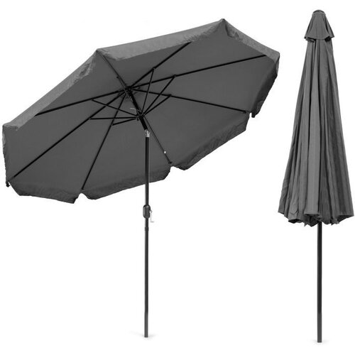 Multi Garden Veliki 3m suncobran sa nagibom Dark grey Cene