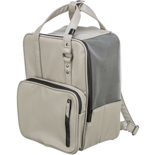 Trixie ranac CityStyle 30x20x40 cm za pse i mačke &amp;ndash; svetlo sivi Slike