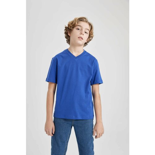 Defacto Boy Regular Fit V Neck Short Sleeve T-Shirt Slike