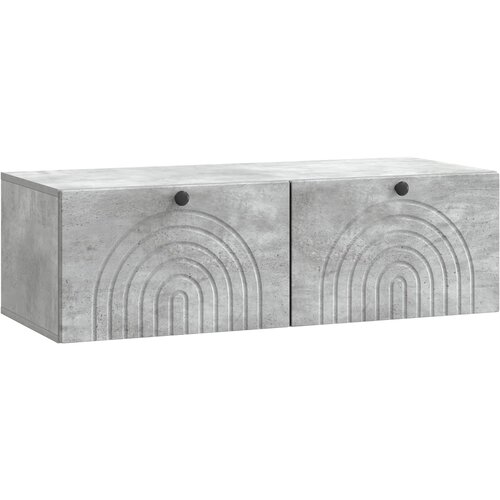 TV ormar za zid Betonska siva 99 x 41 x 30 cm Konstruirano drvo Cijene