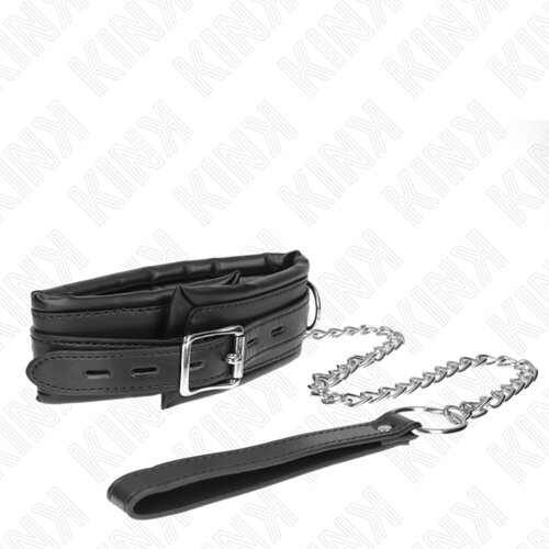 Kink Ovratnica S Povodcem Model 4 Black (65 Cm) Slike