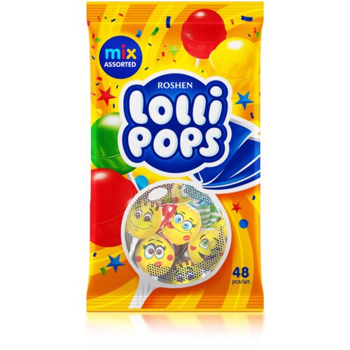 Roshen lizalice mix okusi 920g, 48 komada XXL Slike