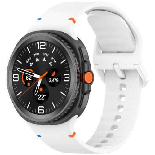  Silikonska narukvica za pametni sat Samsung Galaxy watch 8 bela Cene